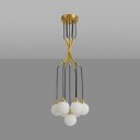 Loft Industry Modern - Gold Grape Chandelier